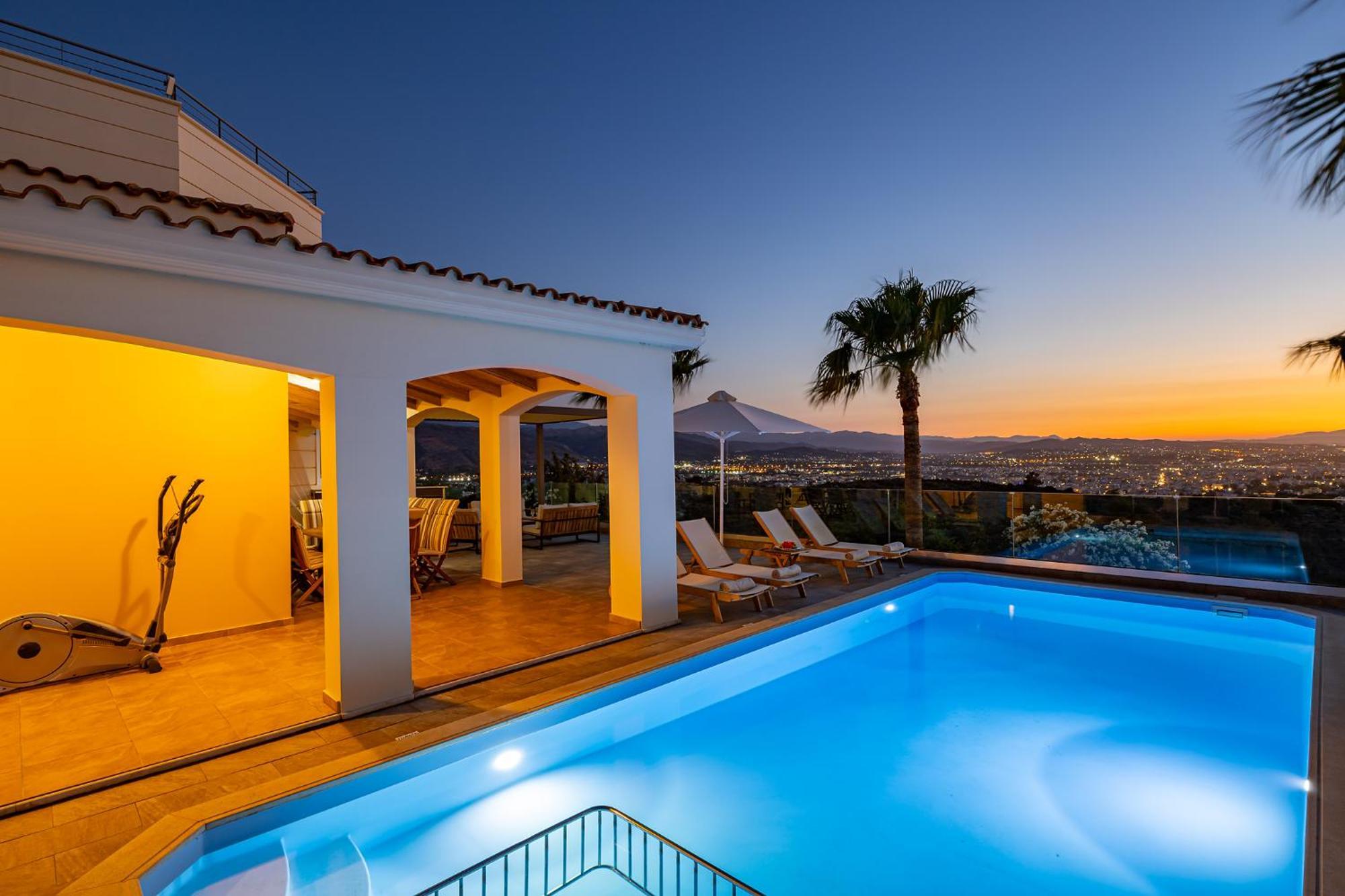 Karmilos Hill Villa Chania  Buitenkant foto