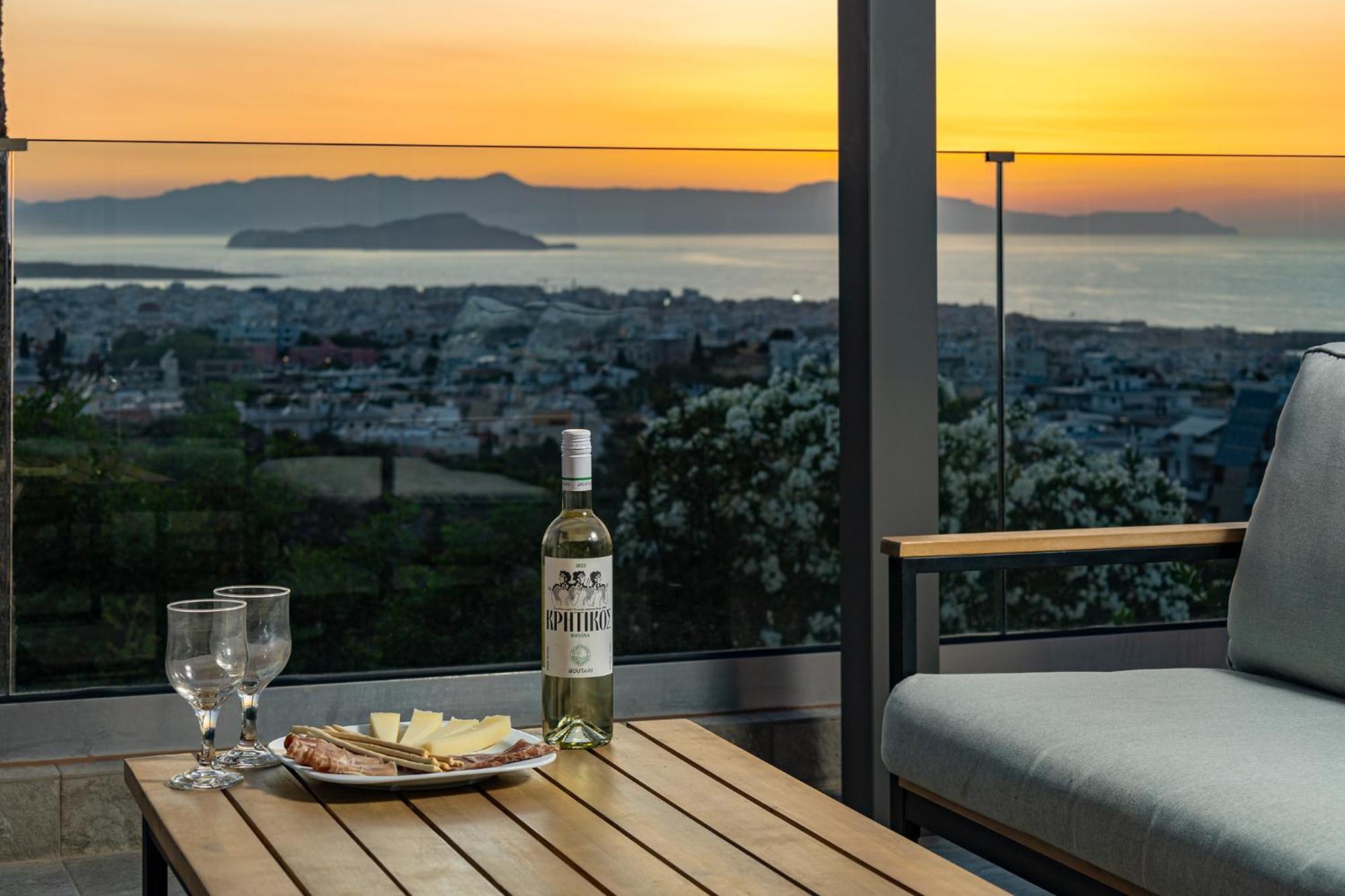 Karmilos Hill Villa Chania  Buitenkant foto