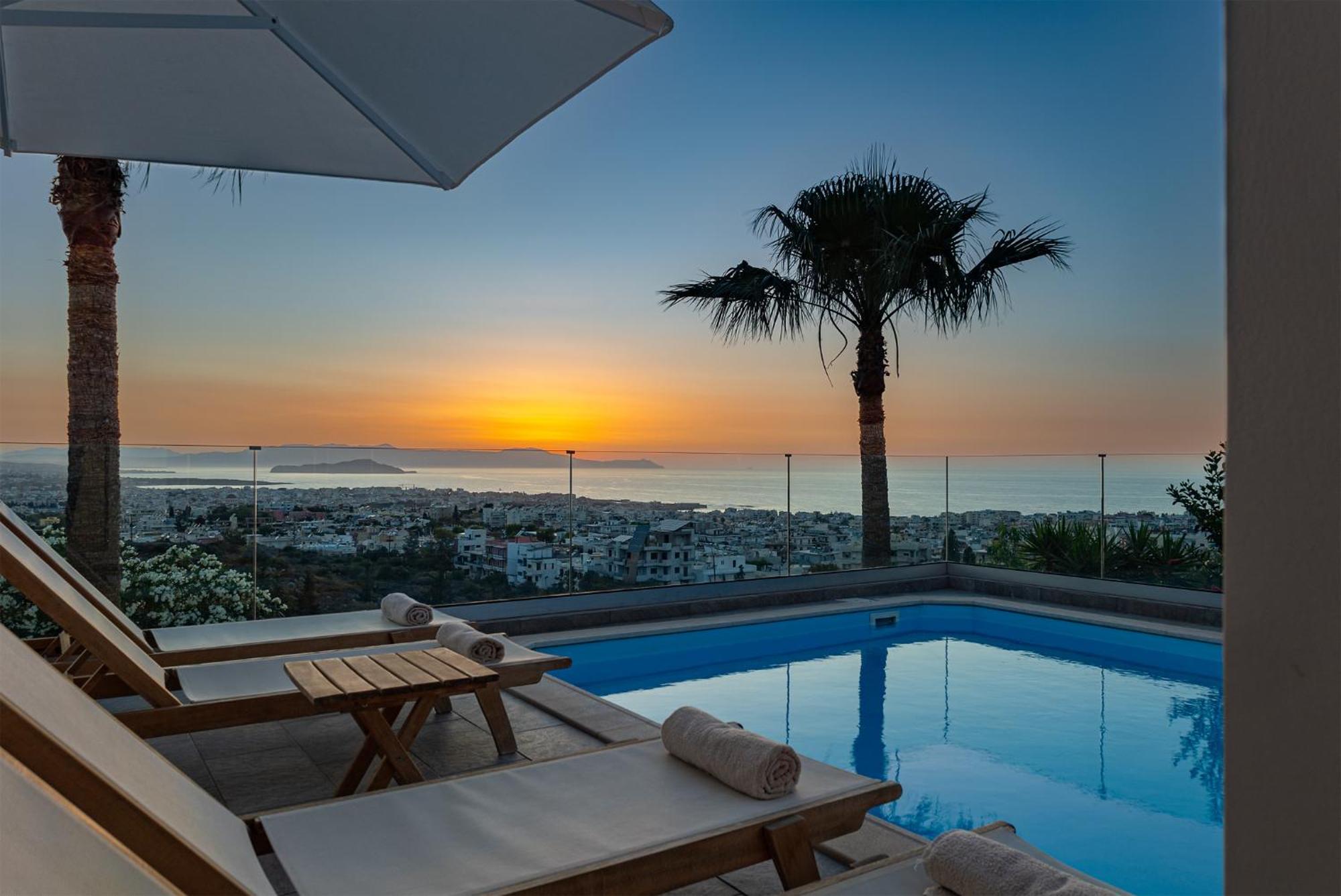 Karmilos Hill Villa Chania  Buitenkant foto