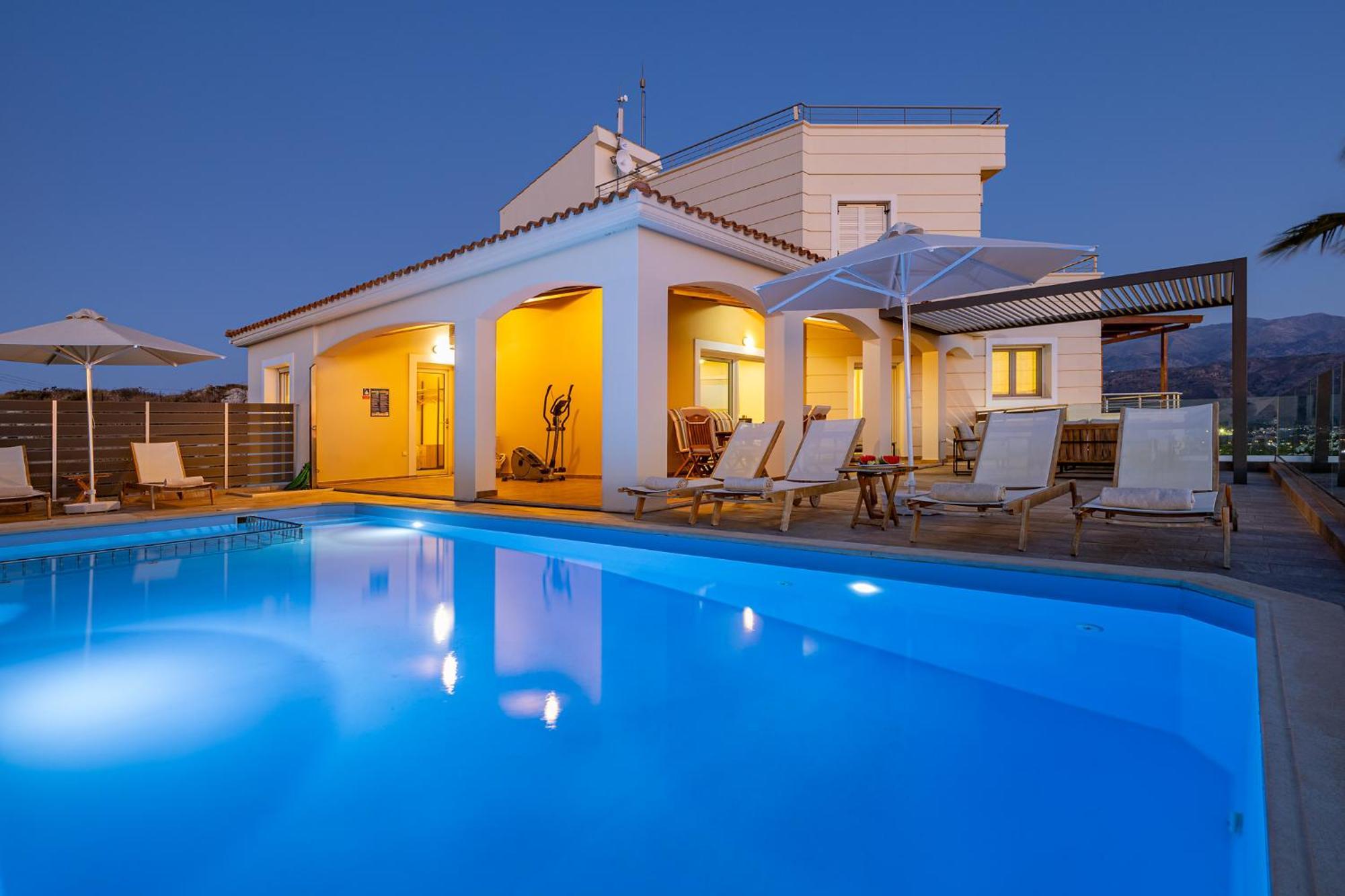Karmilos Hill Villa Chania  Buitenkant foto