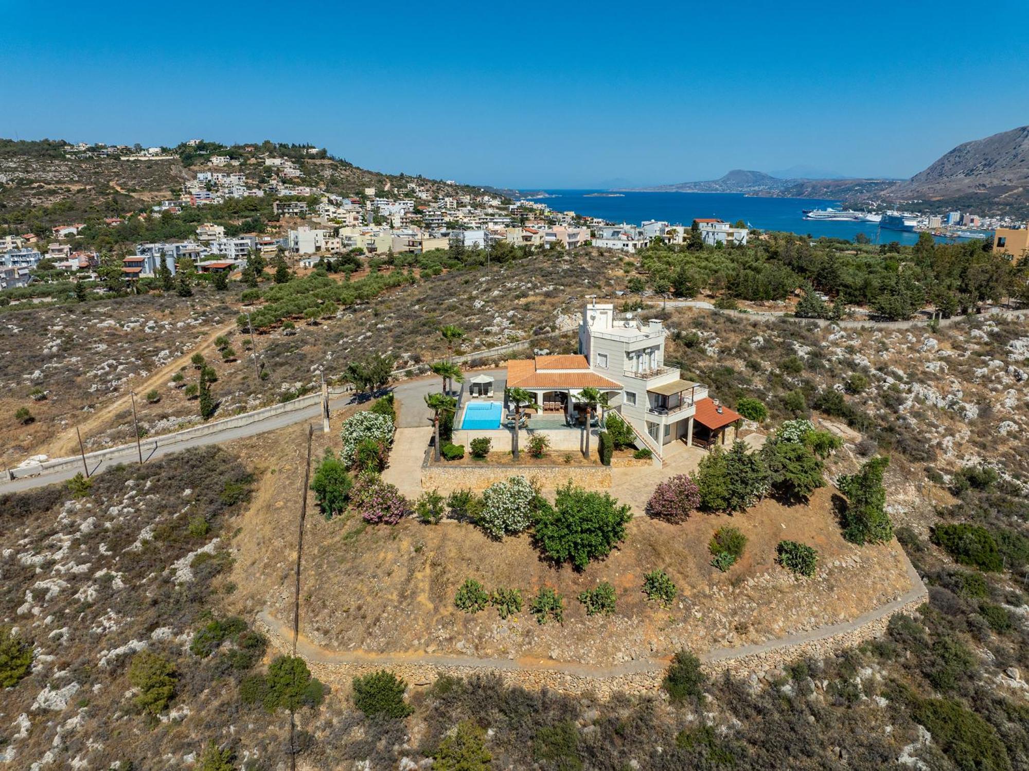 Karmilos Hill Villa Chania  Buitenkant foto