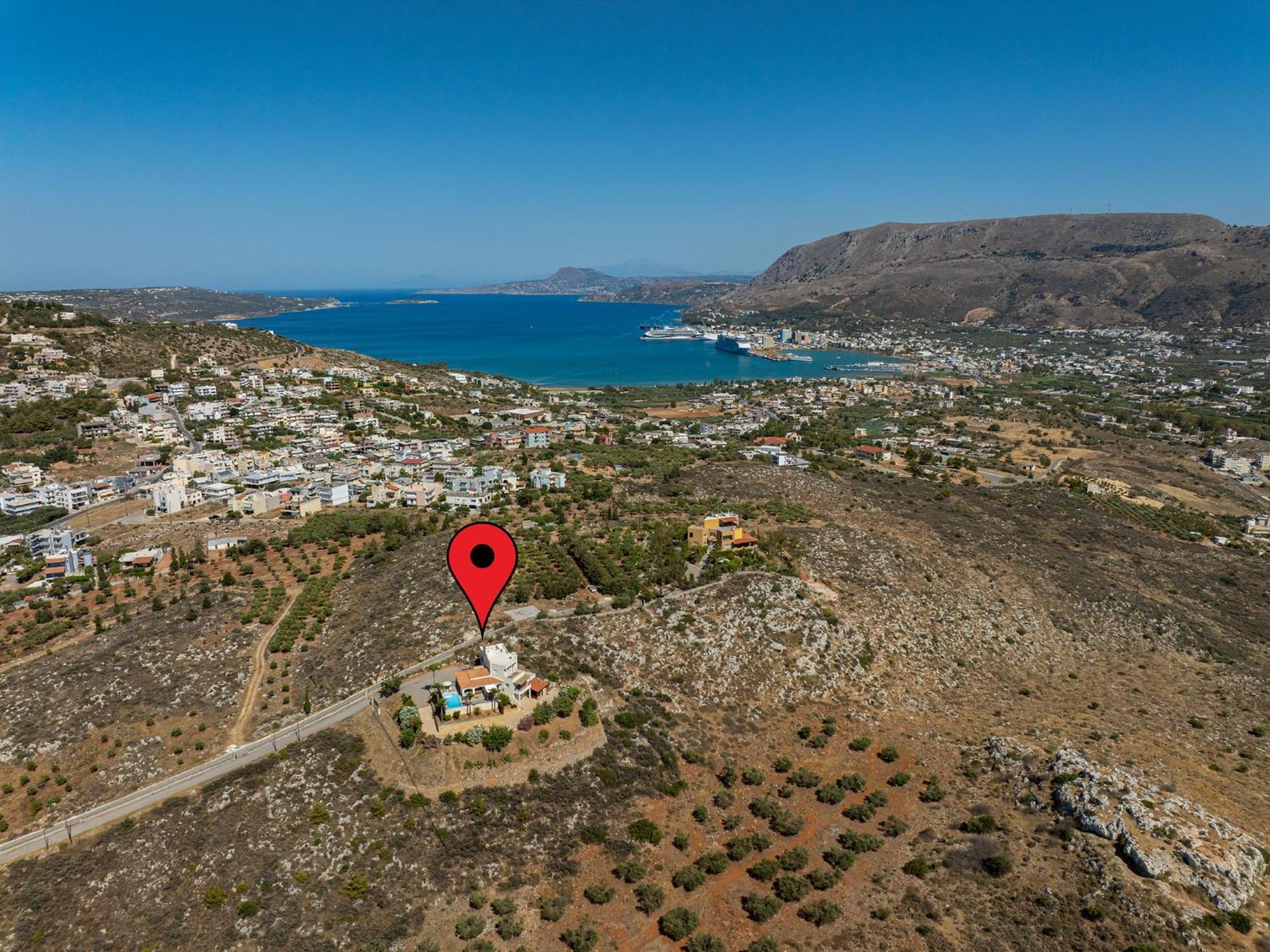 Karmilos Hill Villa Chania  Buitenkant foto