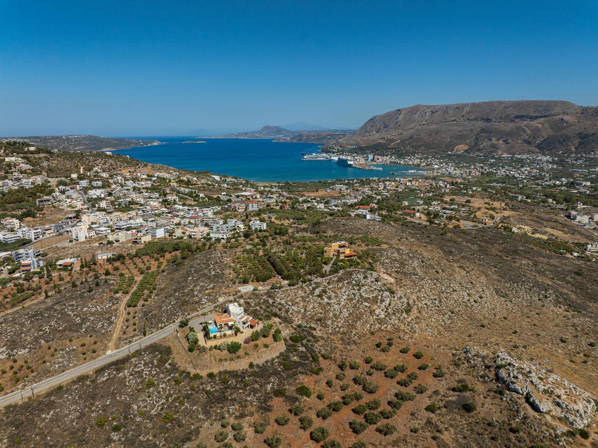 Karmilos Hill Villa Chania  Buitenkant foto