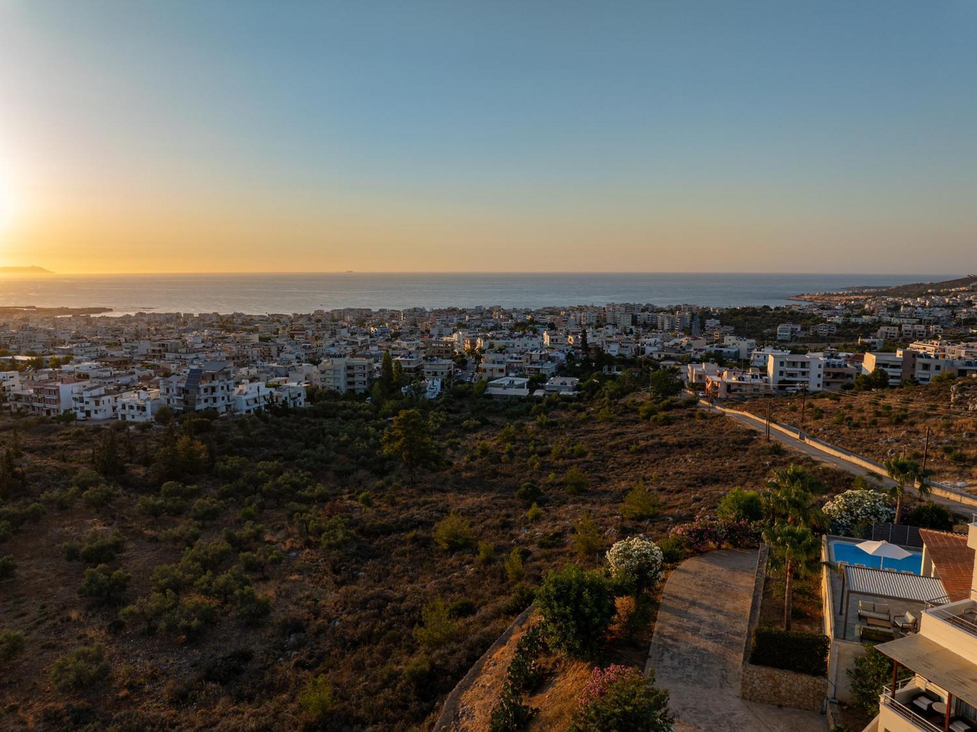 Karmilos Hill Villa Chania  Buitenkant foto
