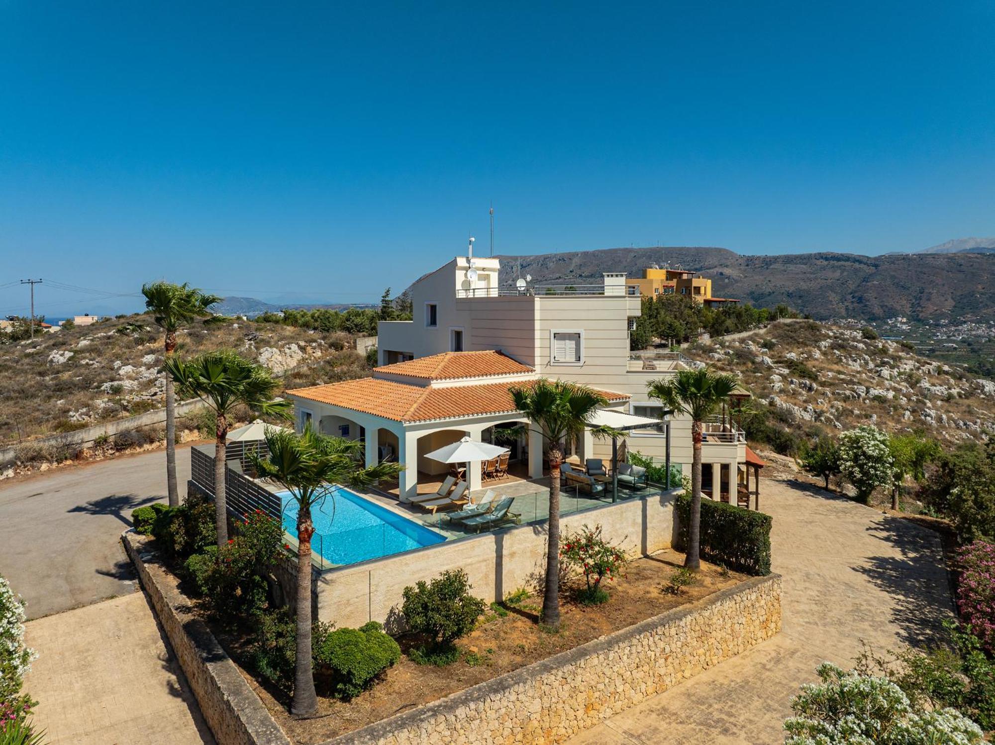 Karmilos Hill Villa Chania  Buitenkant foto