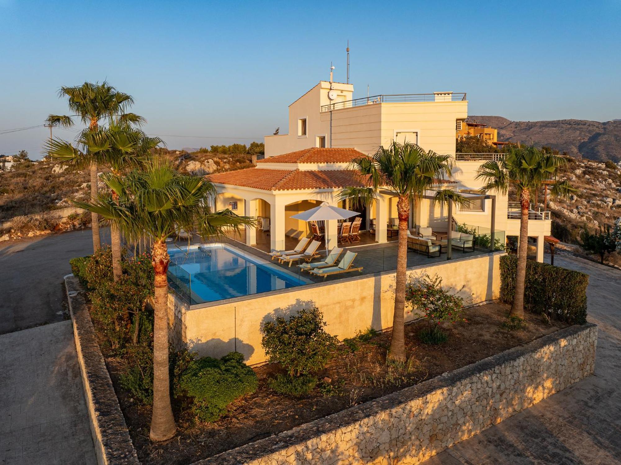 Karmilos Hill Villa Chania  Buitenkant foto