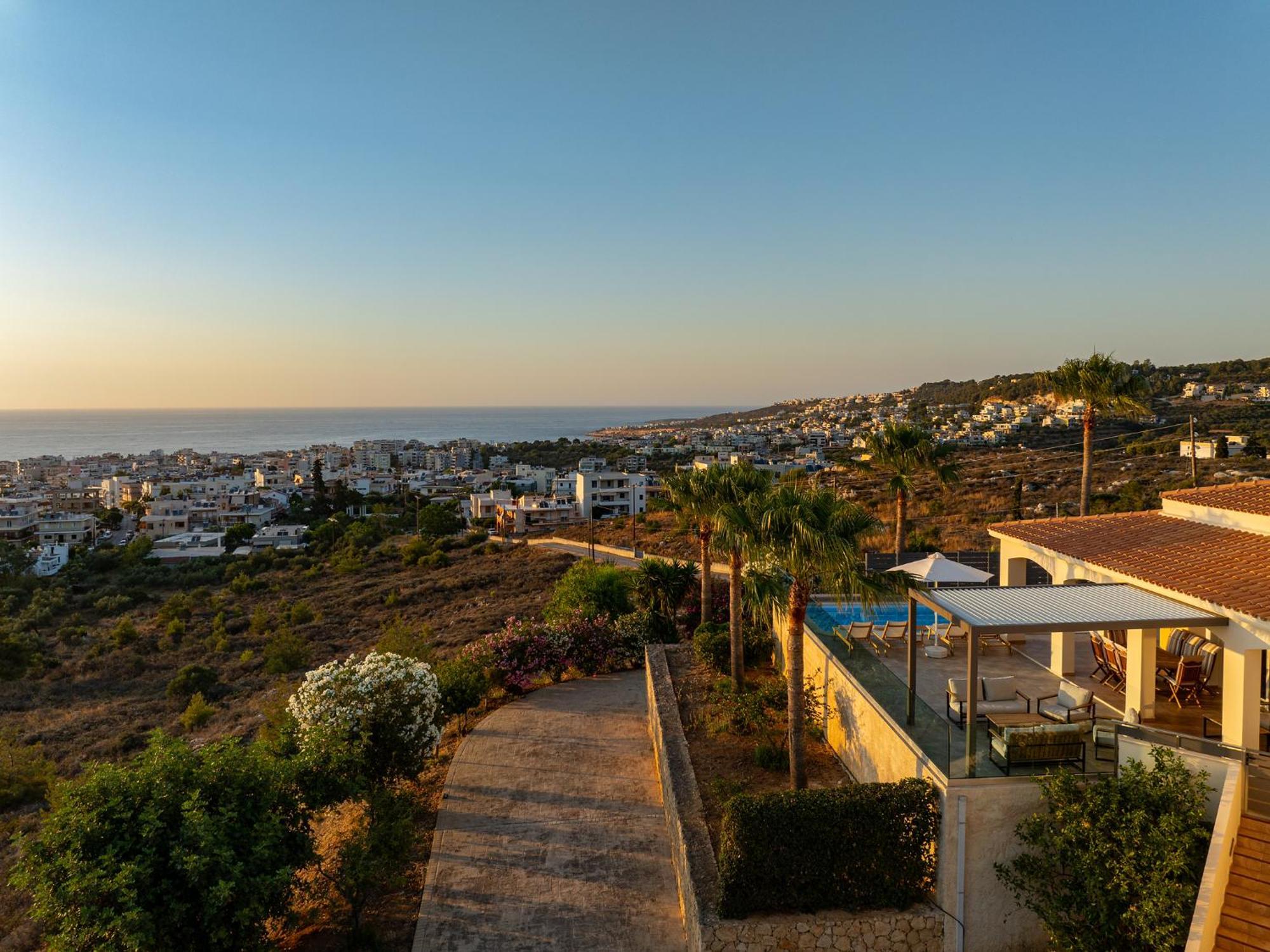 Karmilos Hill Villa Chania  Buitenkant foto