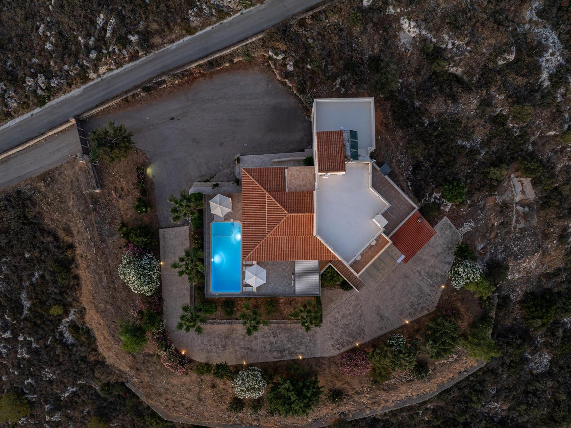 Karmilos Hill Villa Chania  Buitenkant foto