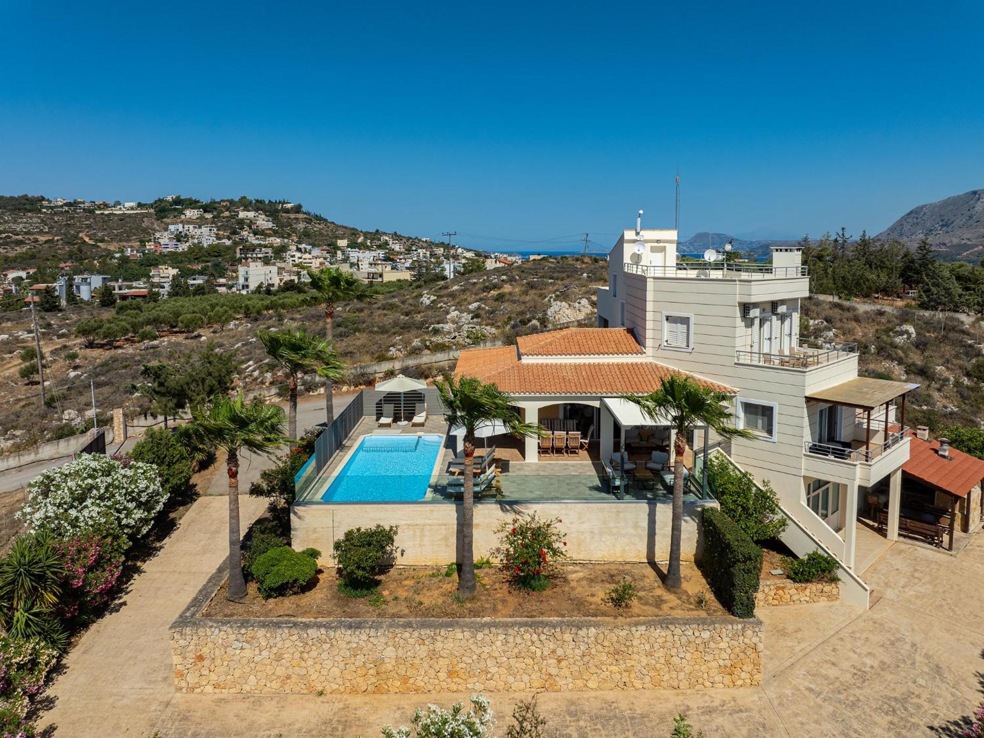 Karmilos Hill Villa Chania  Buitenkant foto